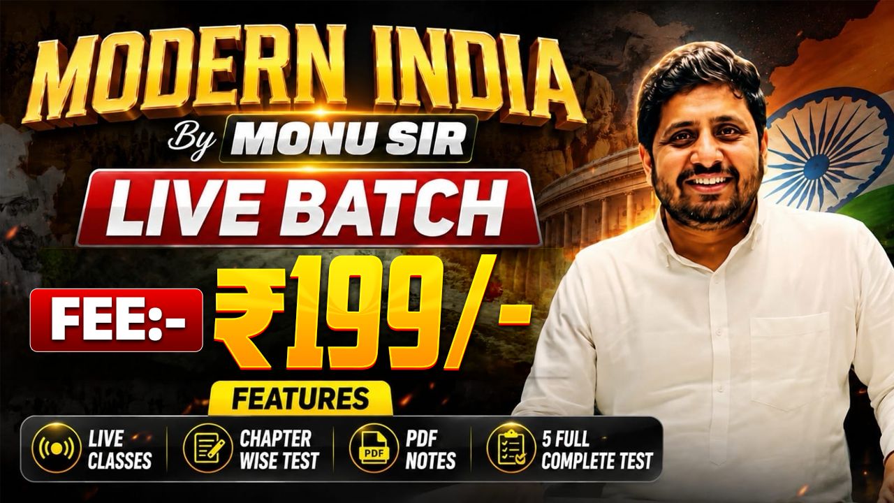 Modern History By Monu Sir ( Live Batch )