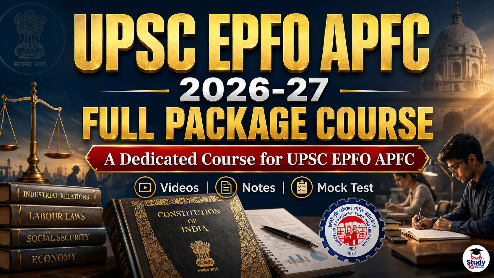 UPSC EPFO APFC FULL PACKAGE COURSE 2026-27