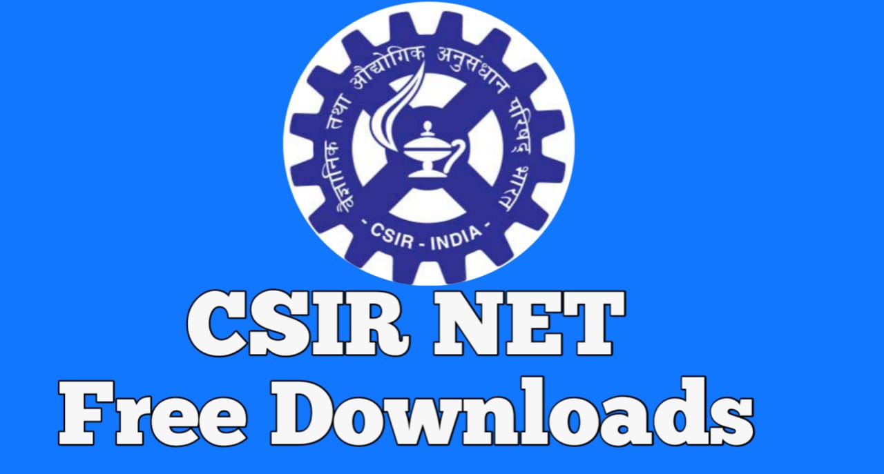 CSIR NET  Free downloads