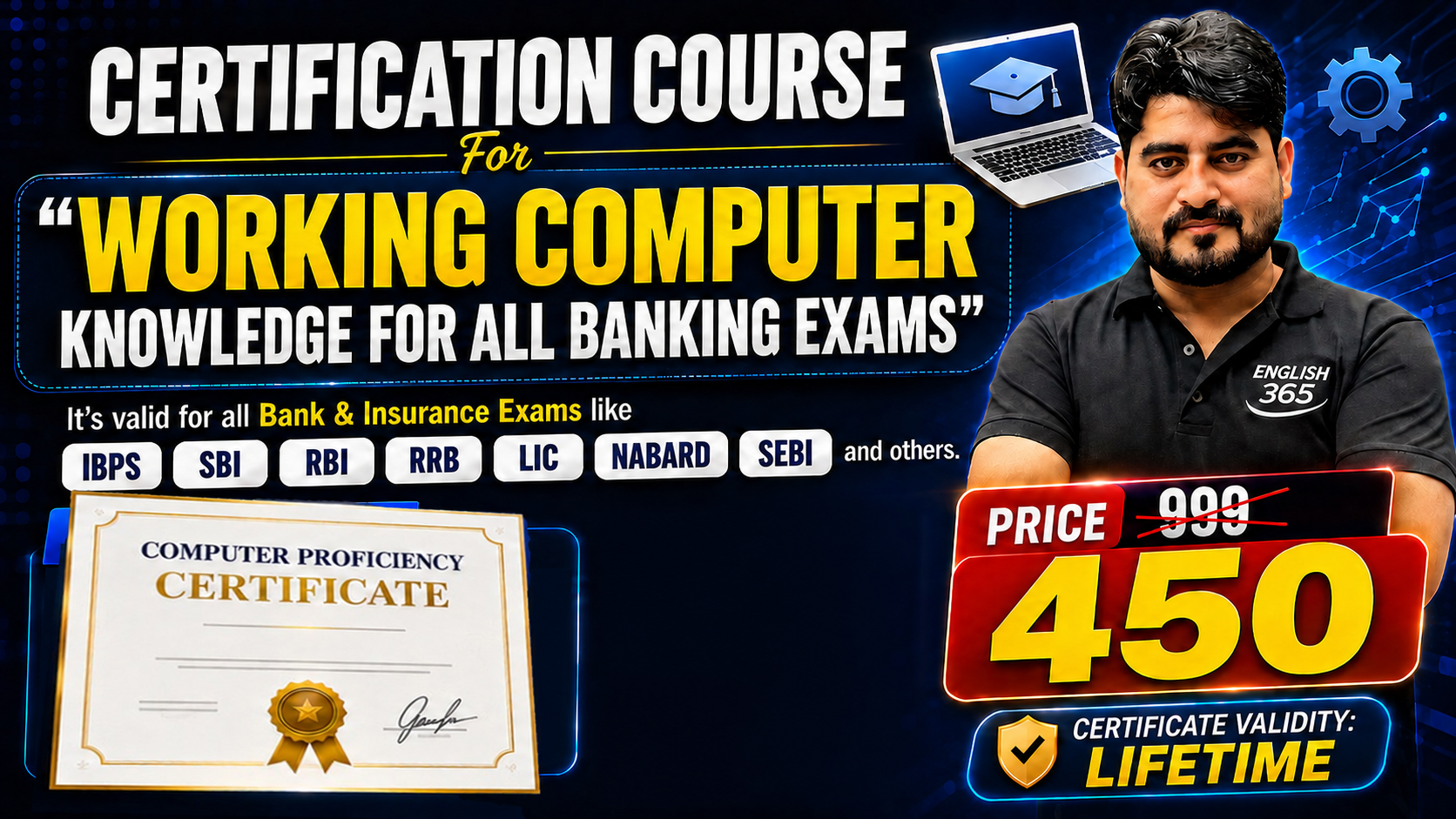 Certification Course For “Working Computer Knowledge for All Banking Exams 2026-27"