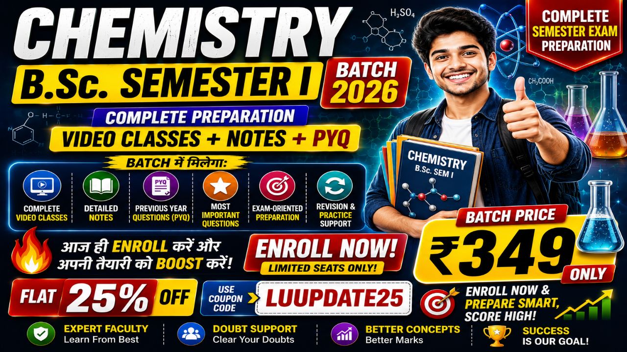 Chemistry BSC NEP SEM I 2026