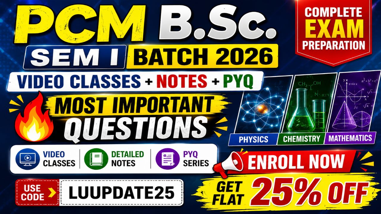 PCM BSC SEM I 