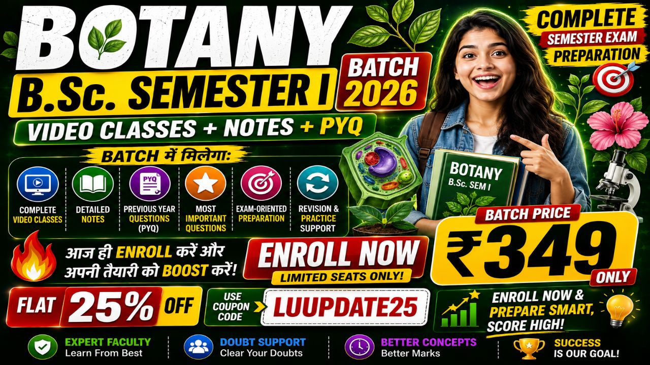 Botany BSC SEM I