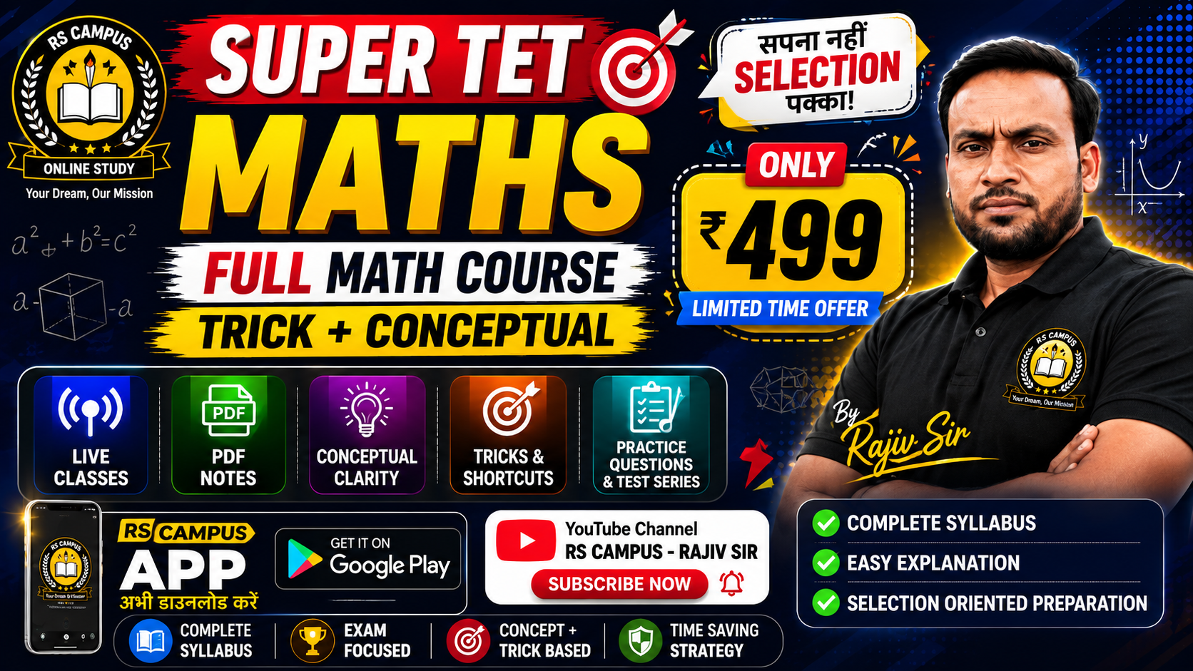 SUPER TET MATH