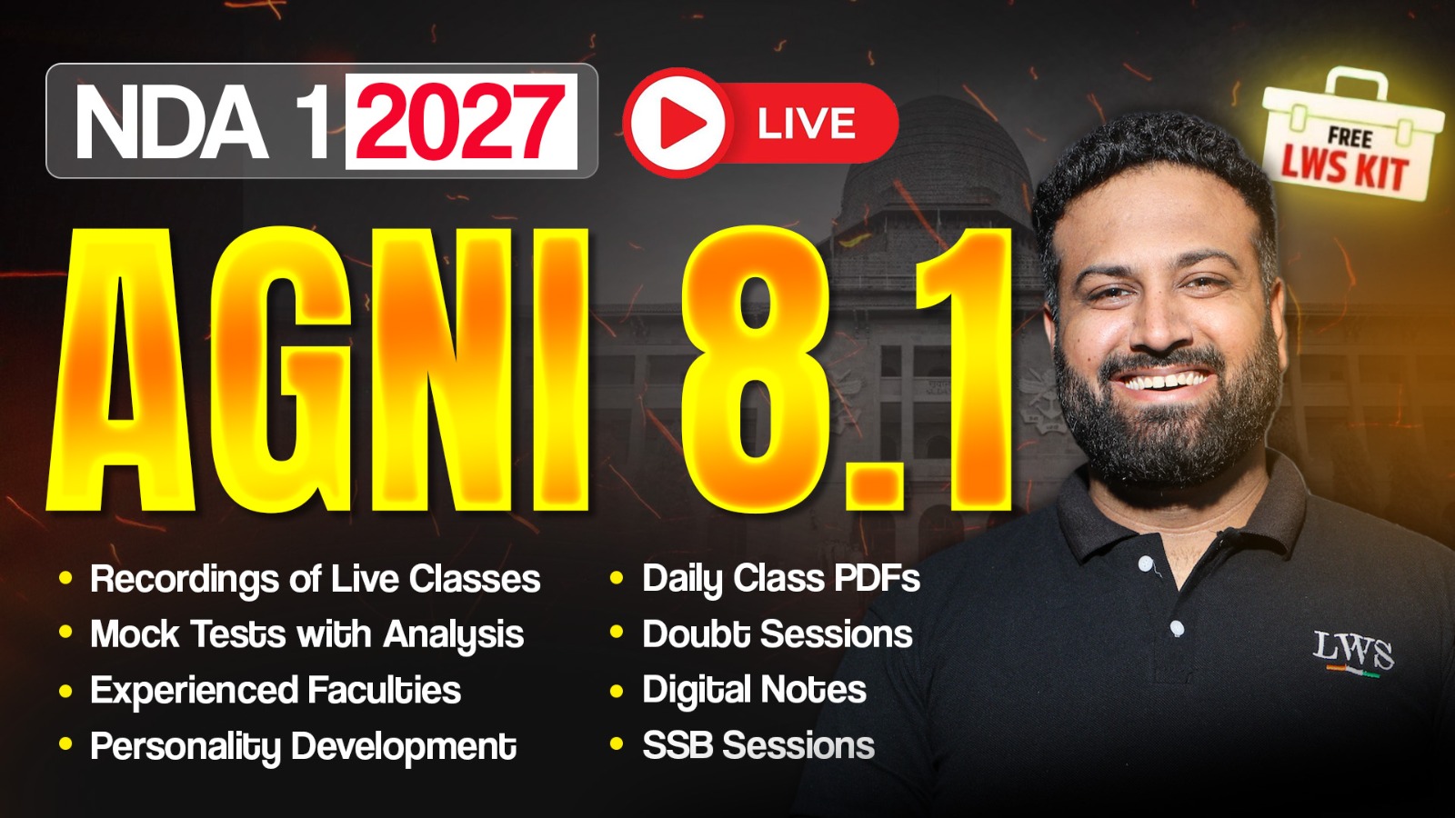 AGNI 8.1 - Complete Course for Nda 1 2027