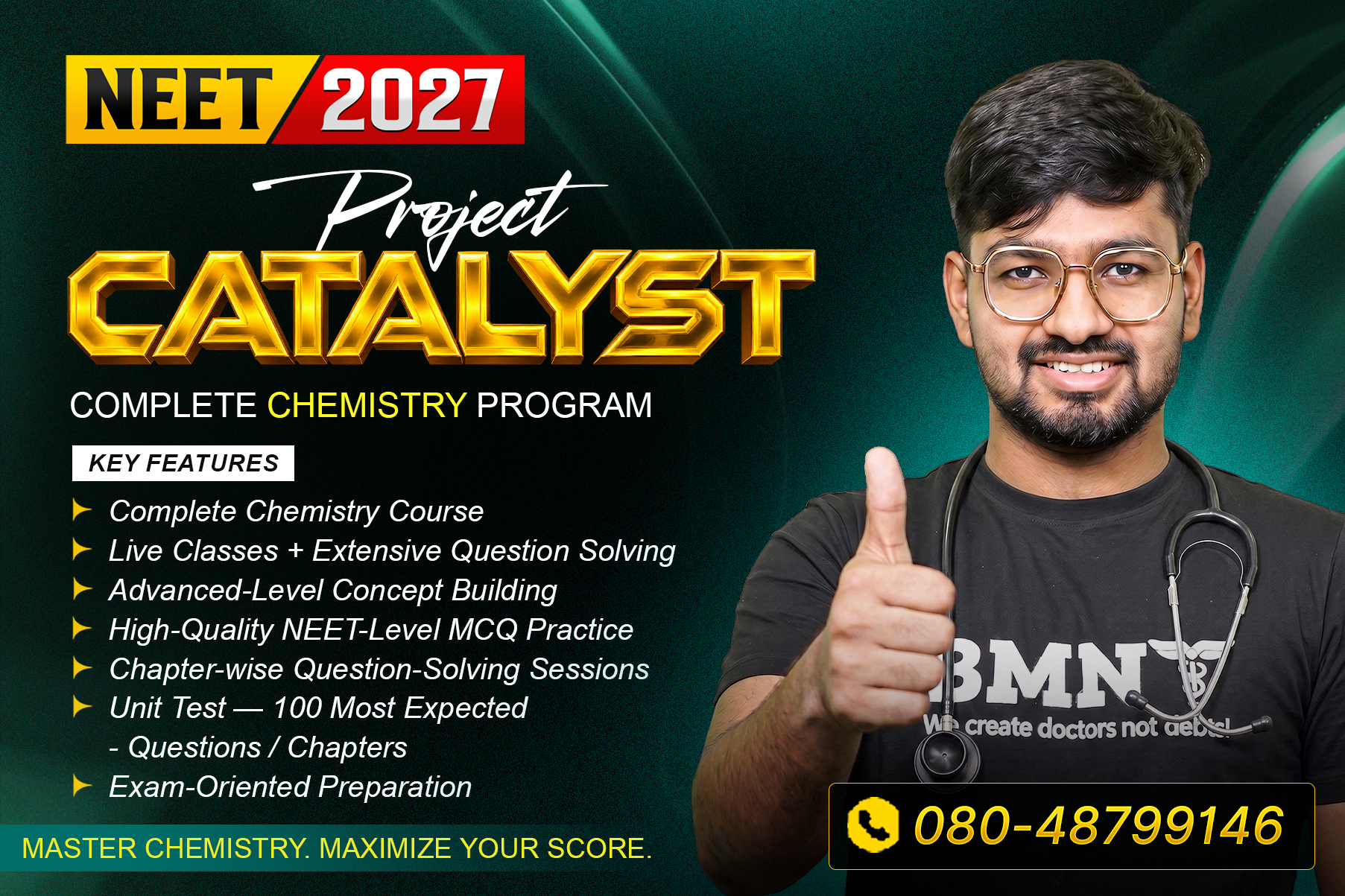 PROJECT CATALYST 180 [Chemistry] - NEET 2027