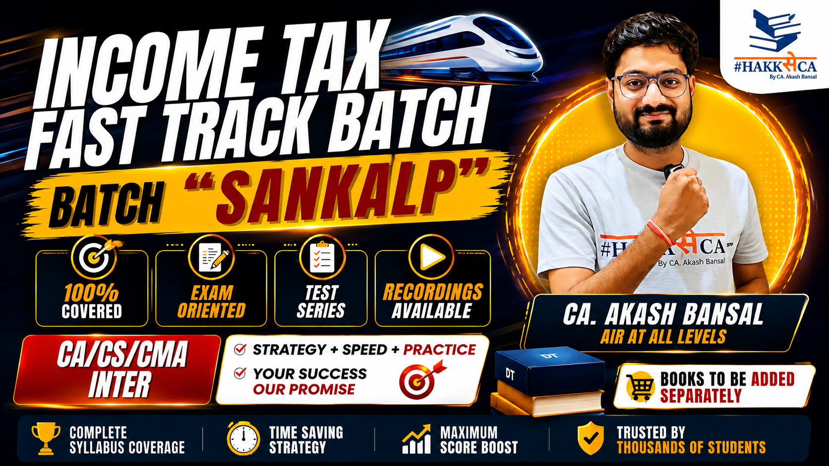 Batch "SANKALP (संकल्प)" | DT | Fast-Track | Jan27