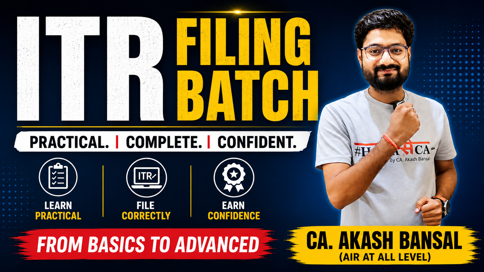 ITR Filing Batch | Learn, Practice & Earn