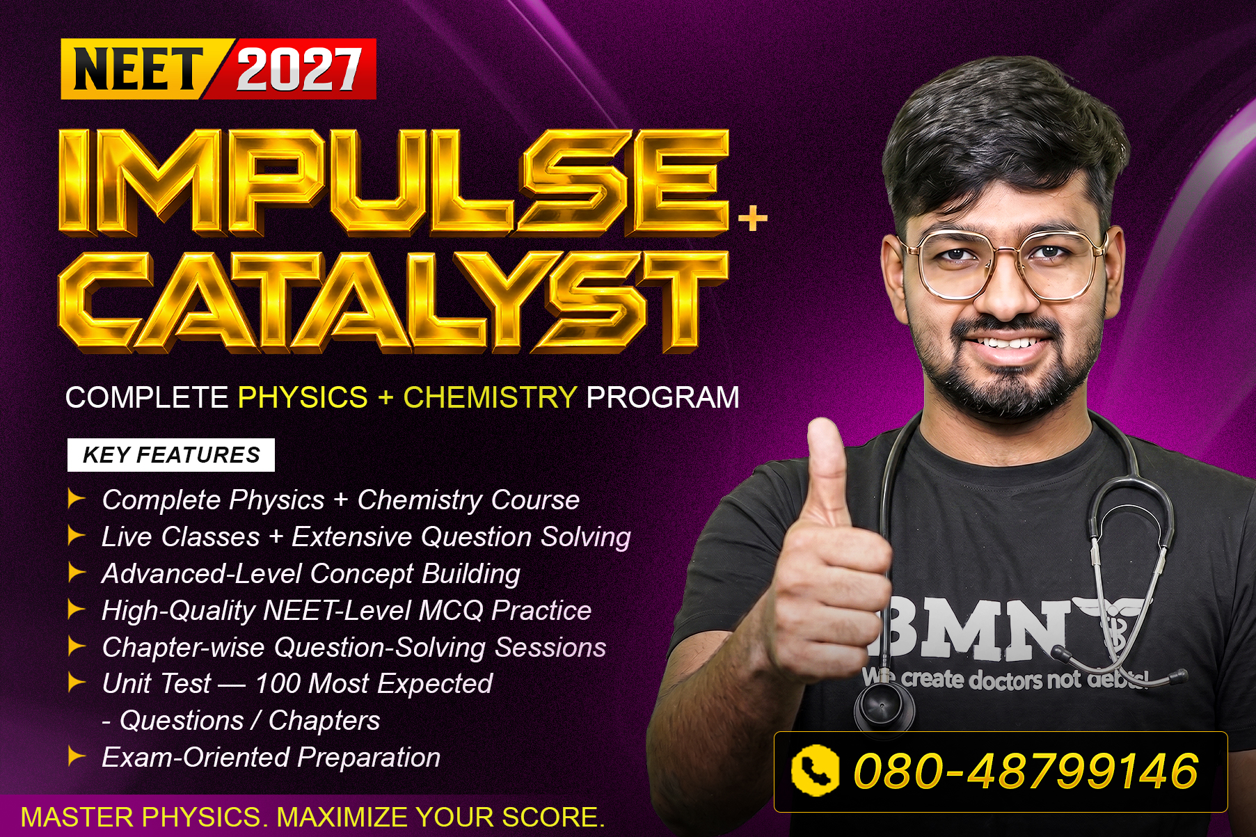 PROJECT IMPULSE + CATALYST [Physics & Chemistry] - NEET 2027