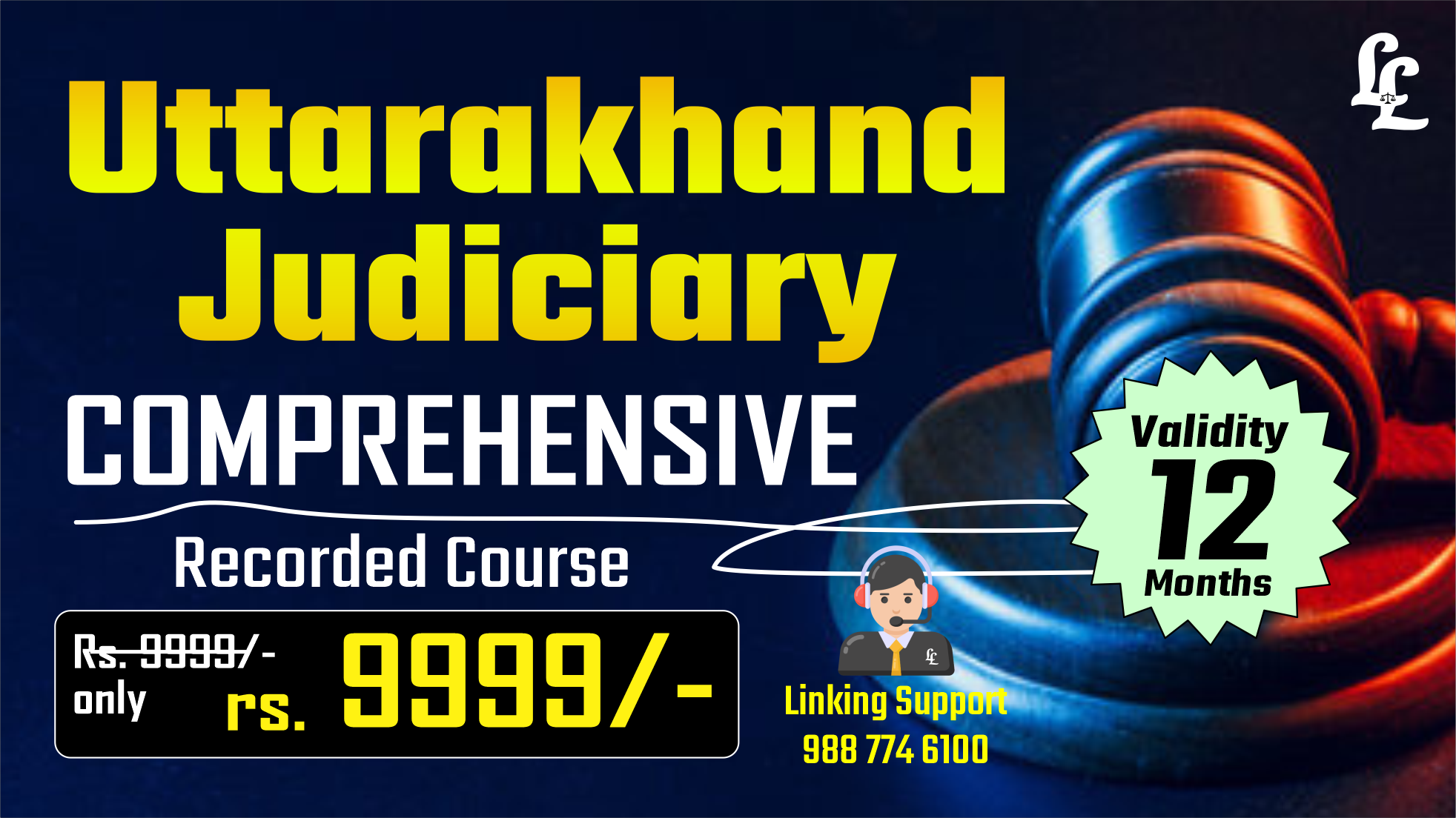 Uttarakhand Judiciary (UKPCS(J)) Regular Recorded Course