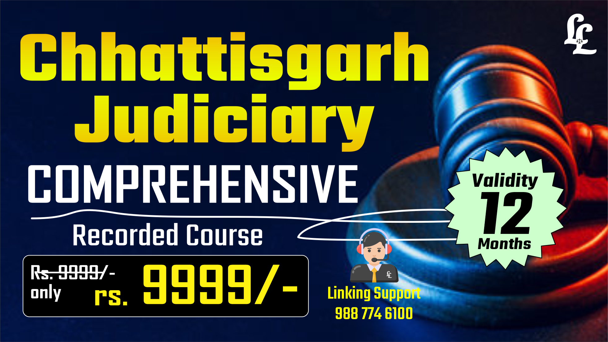 Chhattisgarh Judiciary (CGPSC(J)) Regular Recorded Course