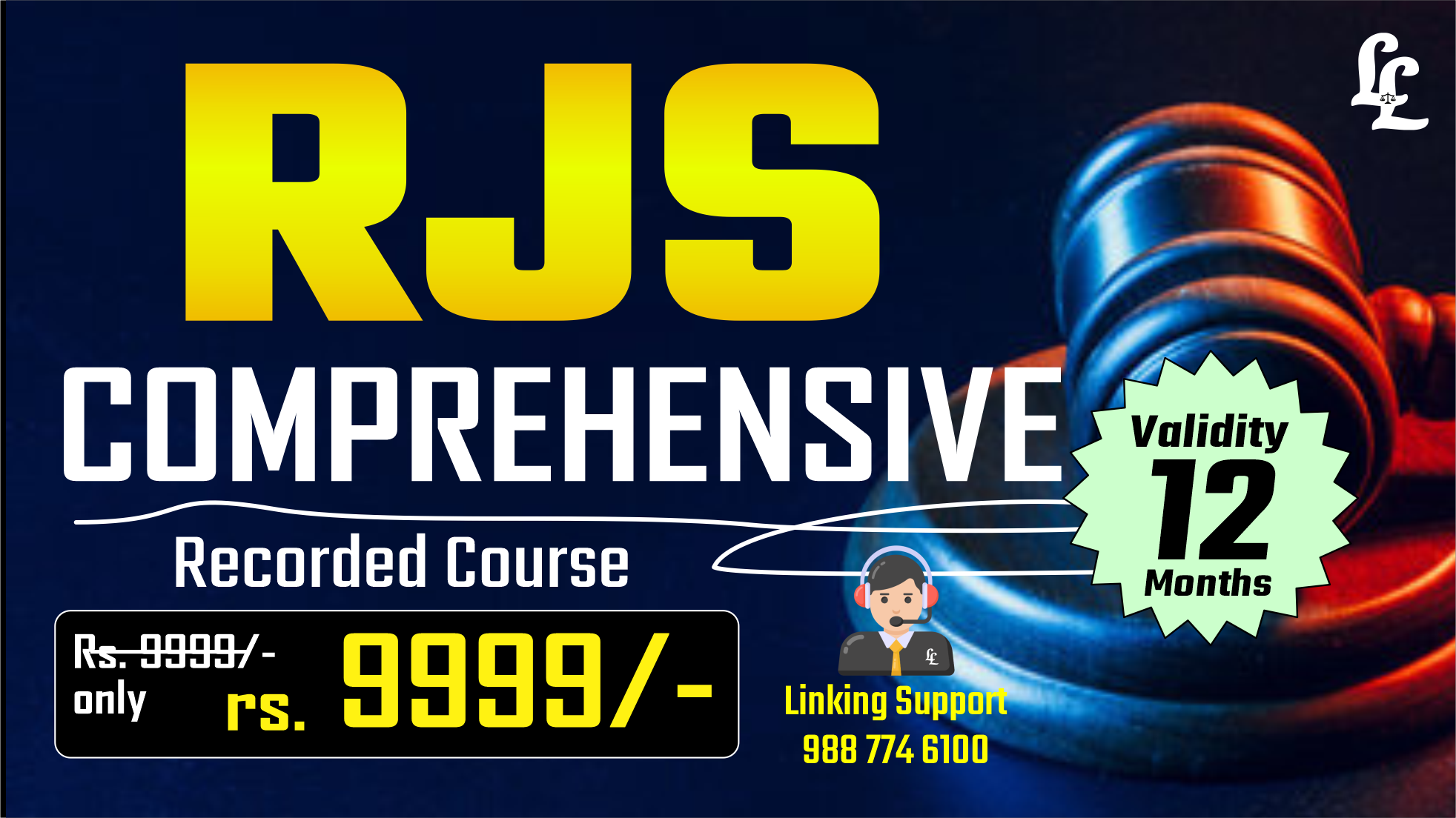 Rajasthan Judiciary (RJS) Regular Recorded Course 