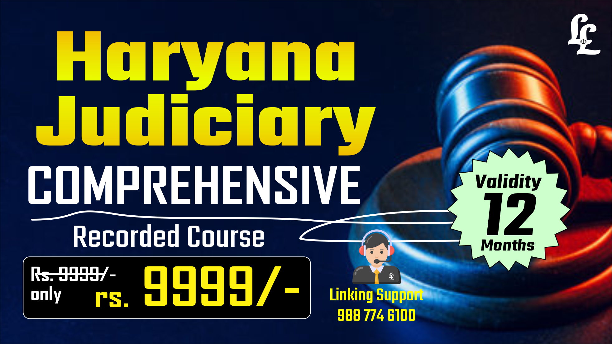Haryana Judiciary (HCS(JB)) Regular Recorded Course