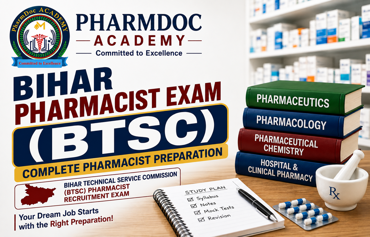 Bihar Pharmacist Exam (BTSC)