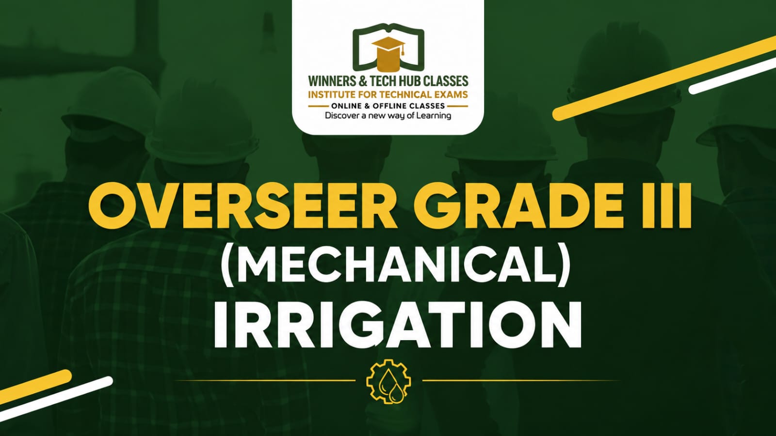 OVERSEER GRADE III - IRRIGATION (Mechanical Engg)