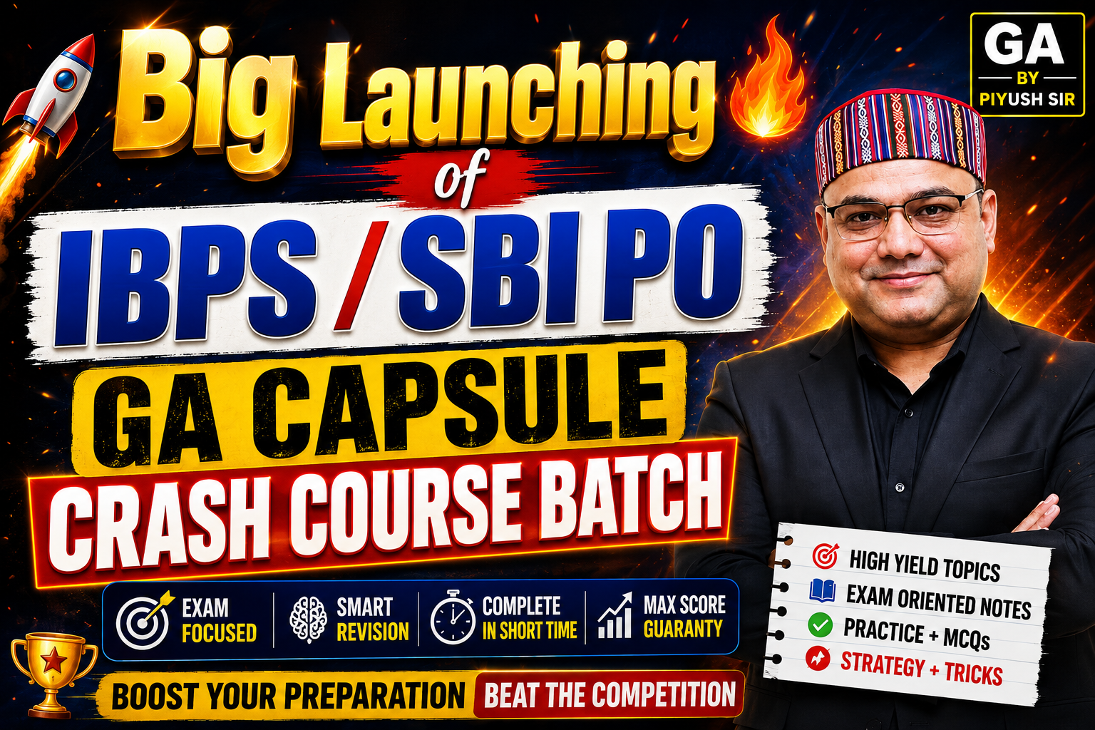 IBPS/SBI PO GA BOOSTER CAPSULE CRASH COURSE 