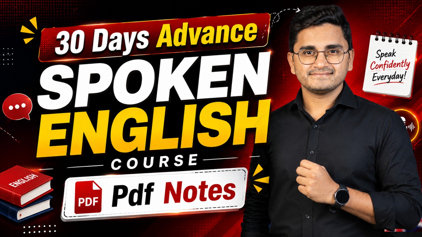 30 Days Advance Spoken English Course (PDF Notes)