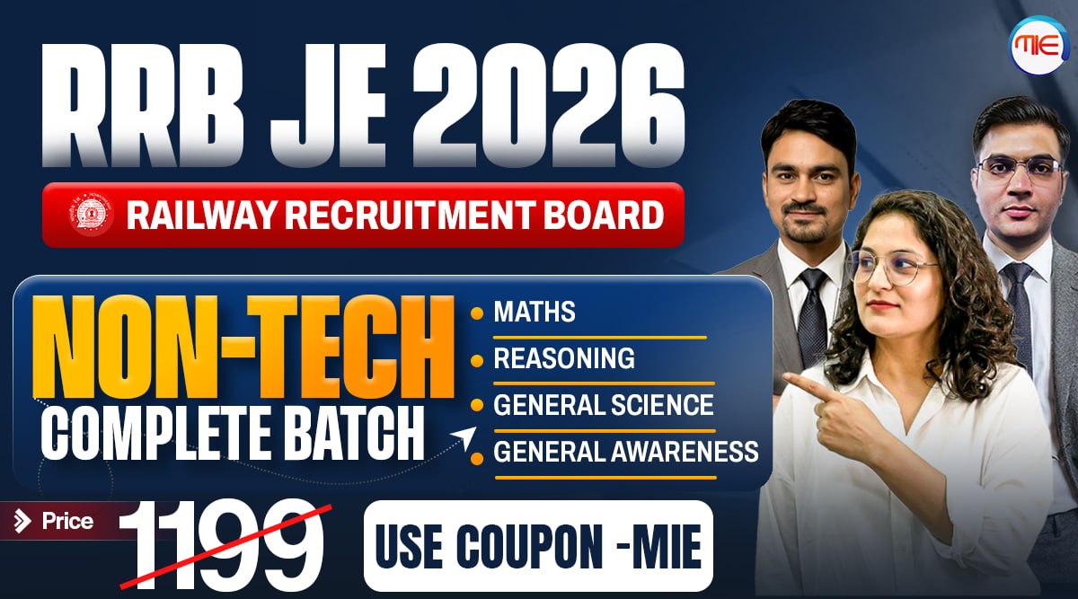 RRB JE CBT-1 2026-27 (Live + Rec)