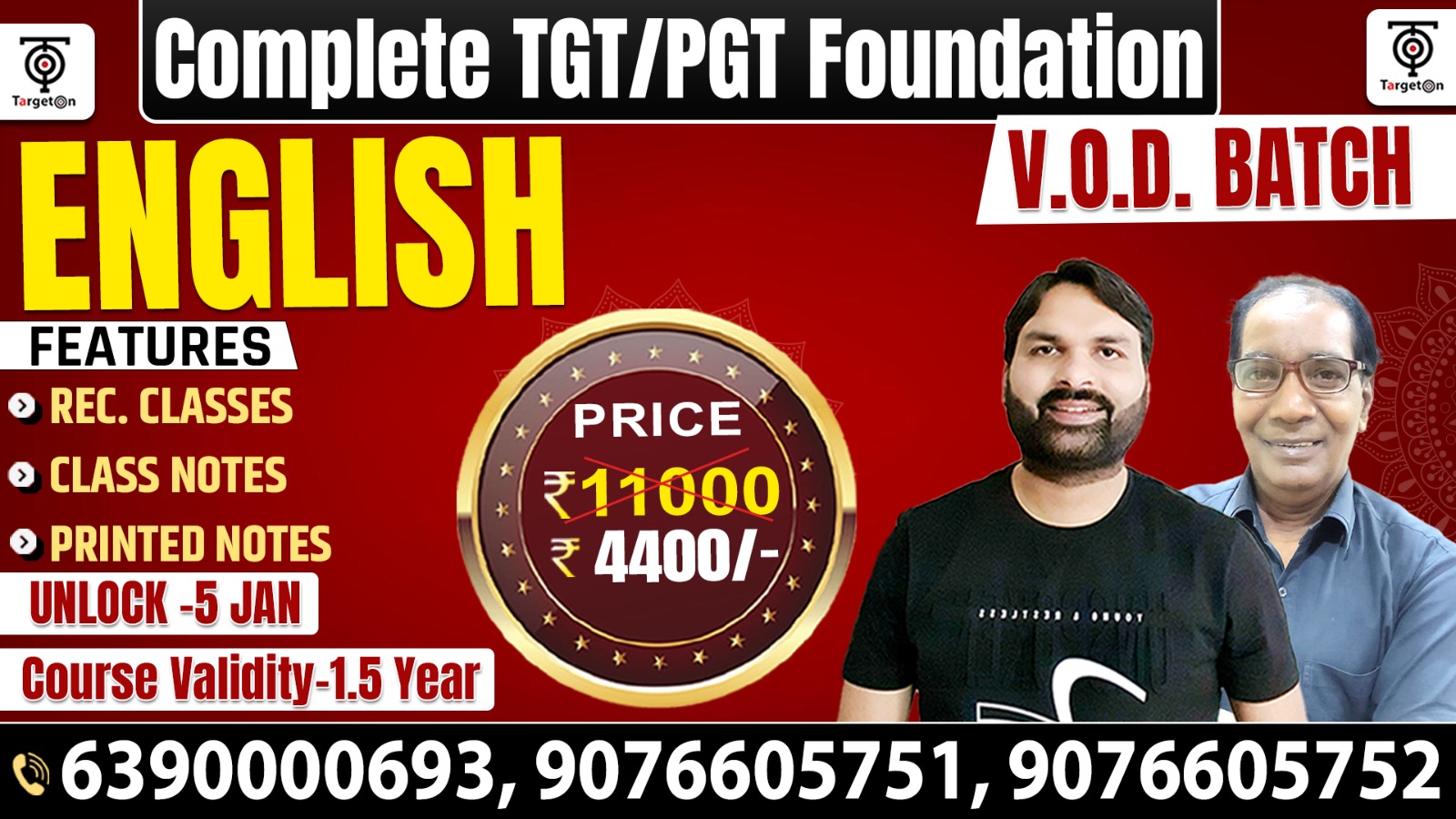 Complete TGT/PGT English Foundation Batch
