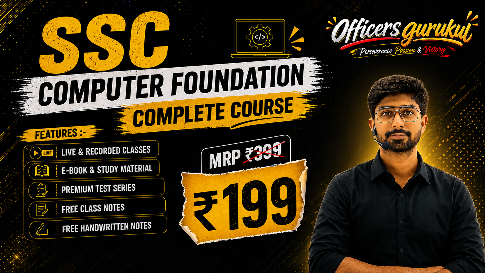 SSC Computer Foundation Course with Test Series (SSCCFCTS0826)