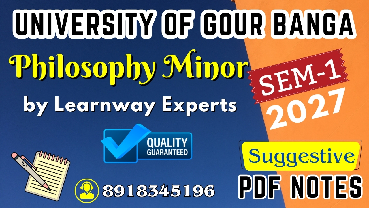 Sem-1 | Philosophy Minor 