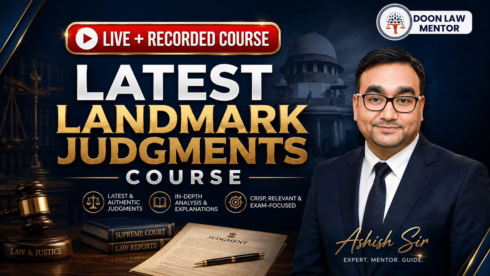 Latest Landmark Judgements Course - Bilingual