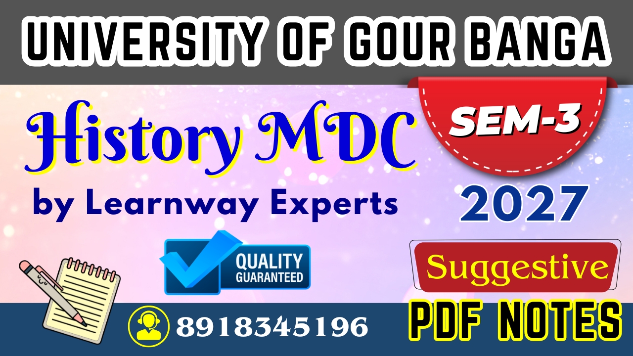 Sem-3 | History MDC