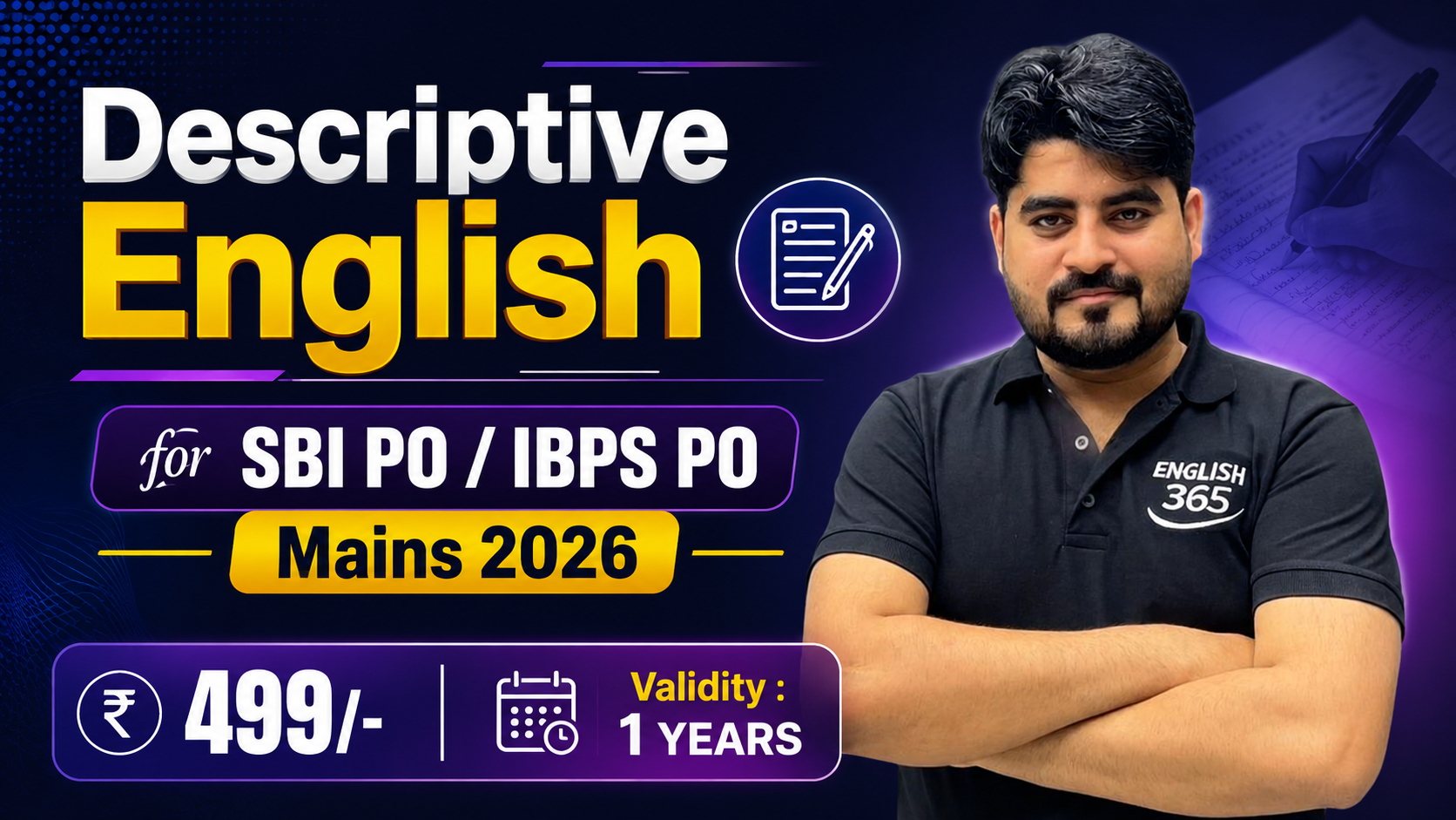 Descriptive English for SBI PO / IBPS PO Mains 2026