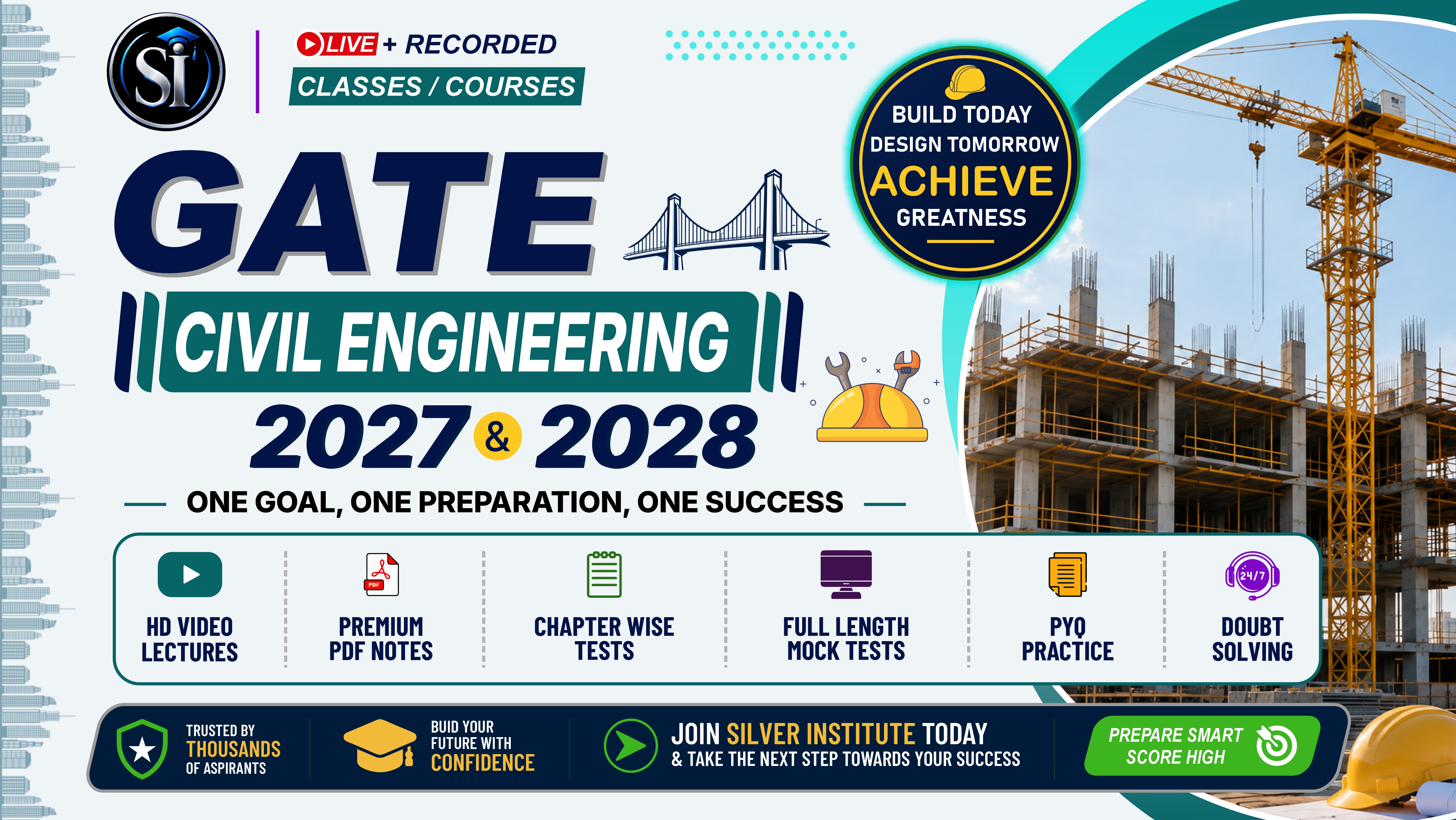 GATE Civil (2027 & 2028)