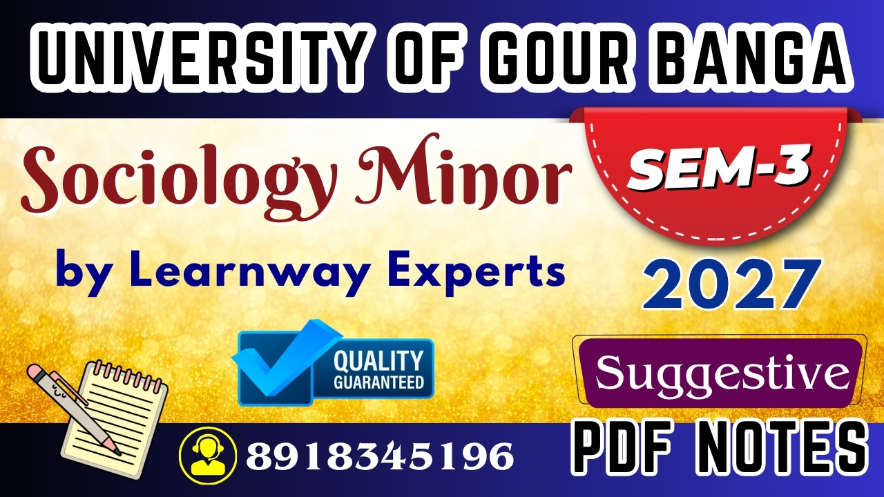 Sem-3 | Sociology Minor