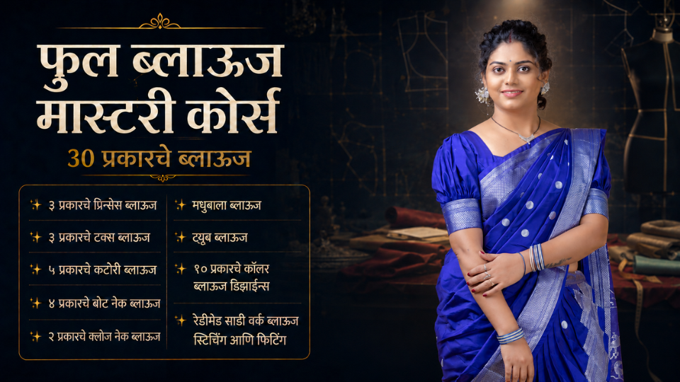 फुल ब्लाऊज मास्टरी कोर्स