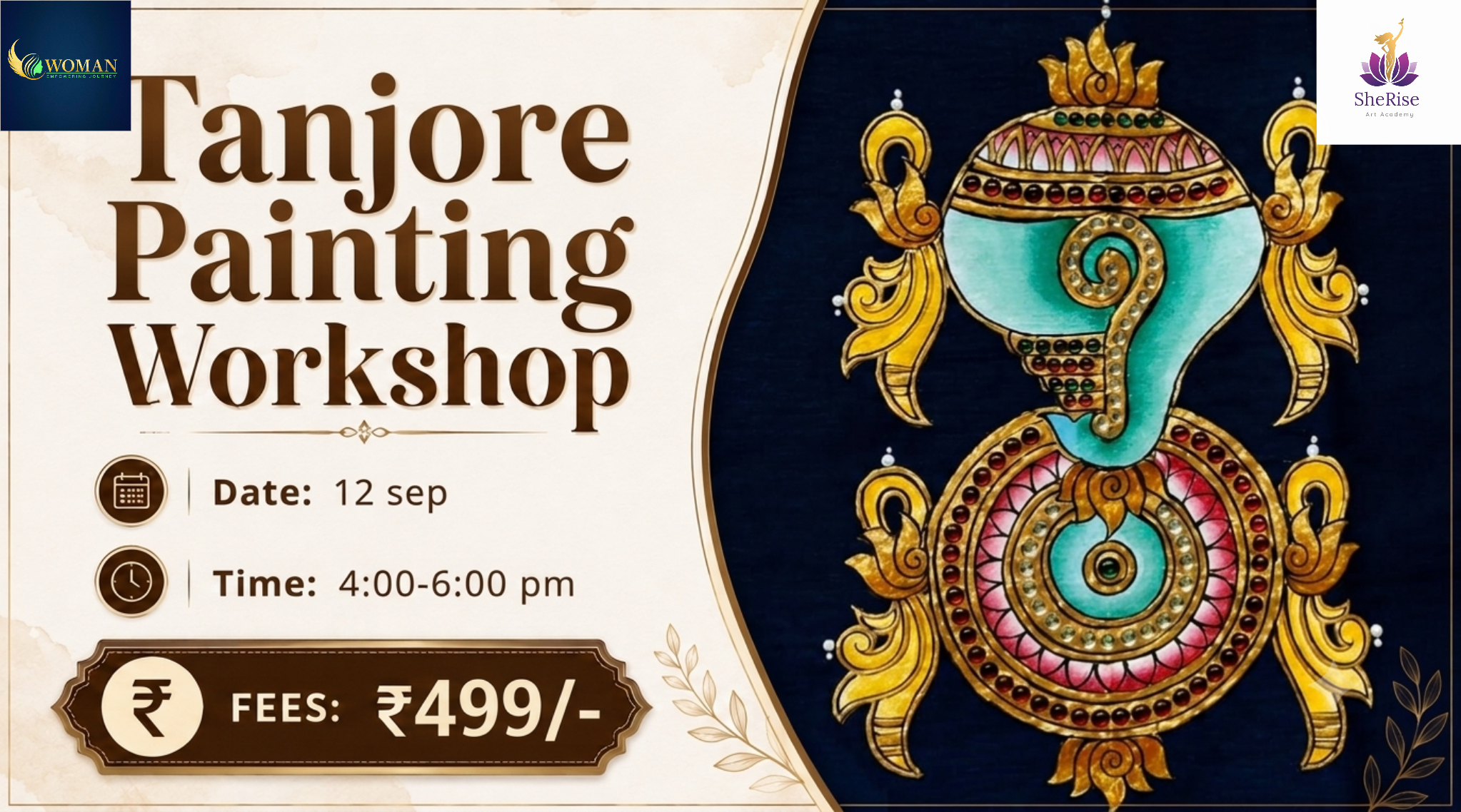 Tanjore art workshop(sep)