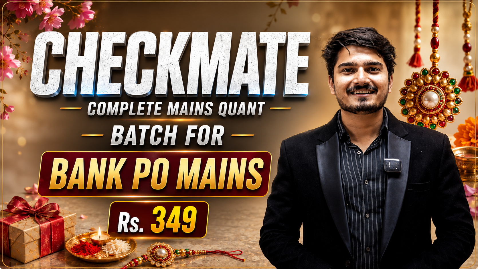 CHECKMATE 4.0 (PO MAINS QUANT LIVE BATCH) @349/-
