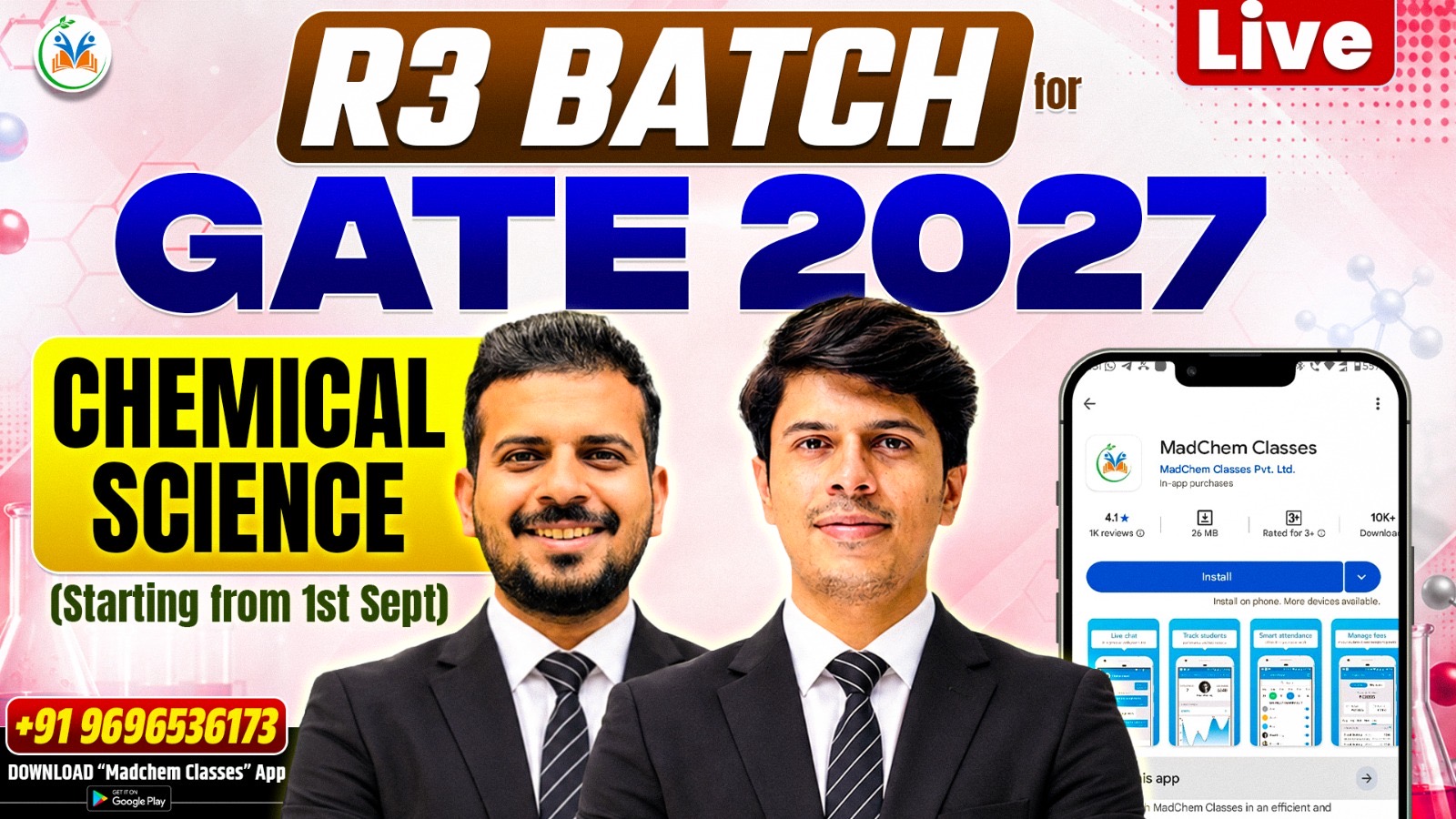 R3 GATE 2027 Chemical Sciences Live Batch