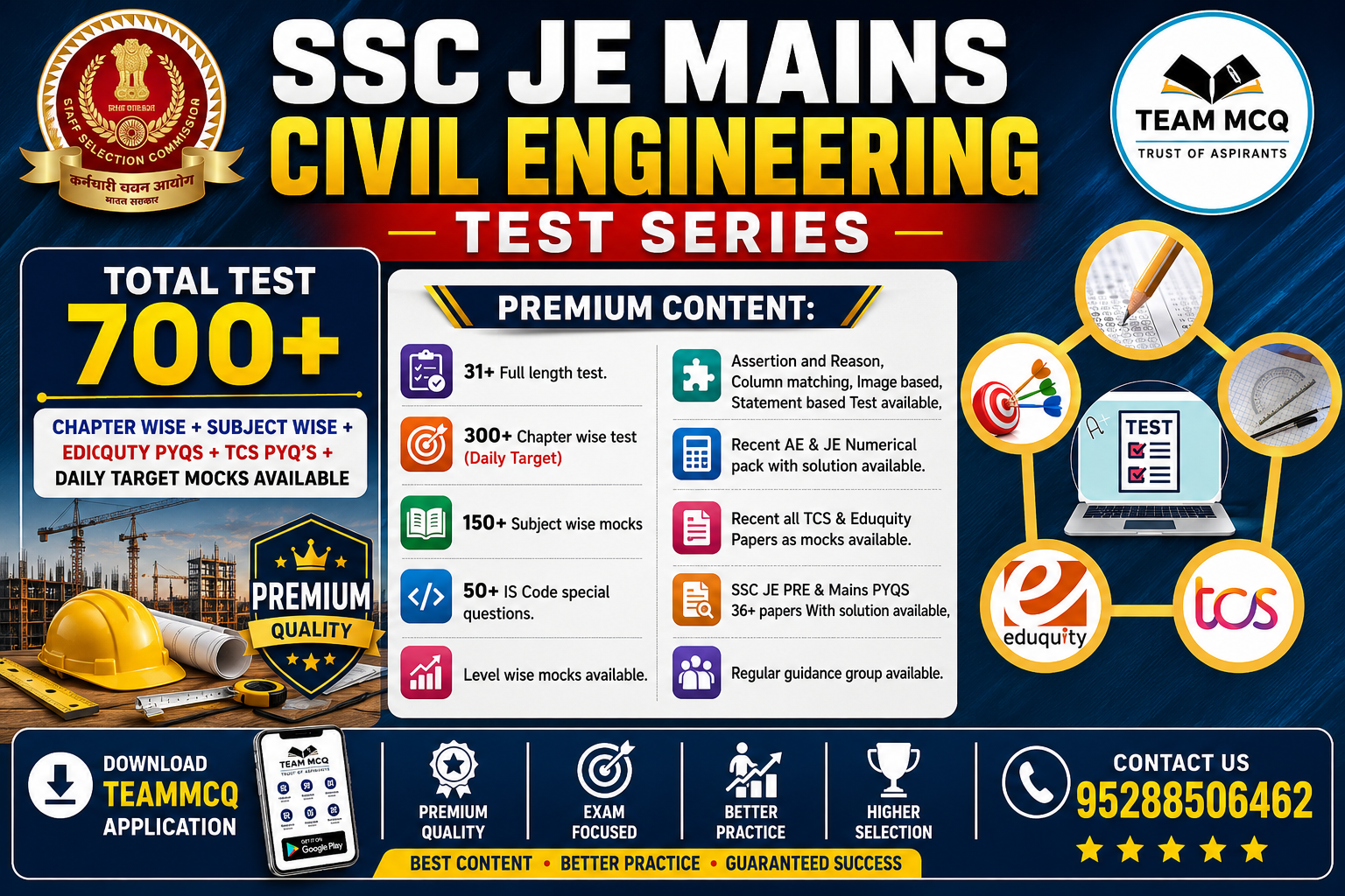 SSC JE MAINS + DAILY TARGET CIVIL 2026 TEST SERIES