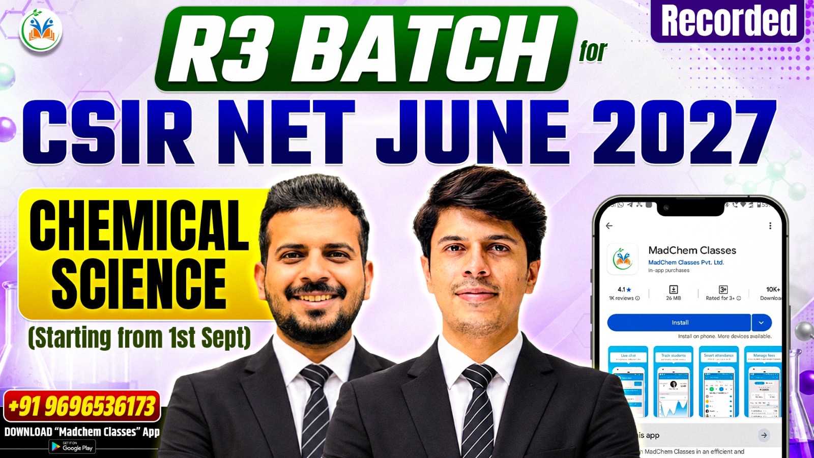 R3 Batch – CSIR NET June 2027 Recorded Batch
