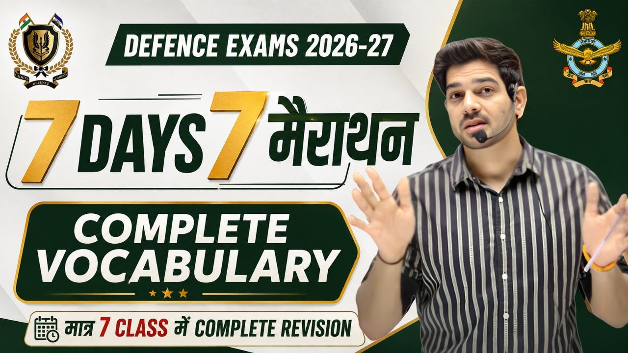 English 7 Days 7 Marathon | Mock Series (Sanjeev Sir)