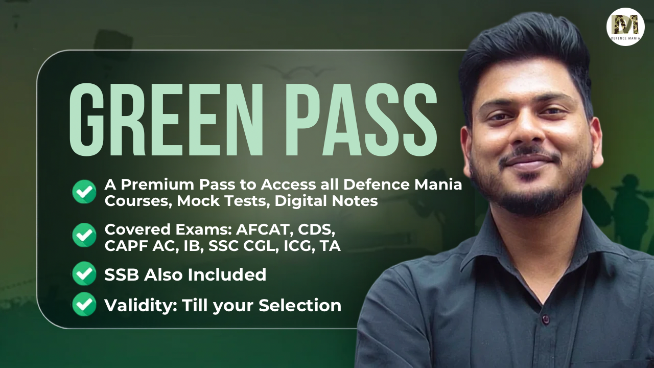 Green Pass – Complete Defence Exam Preparation Pass