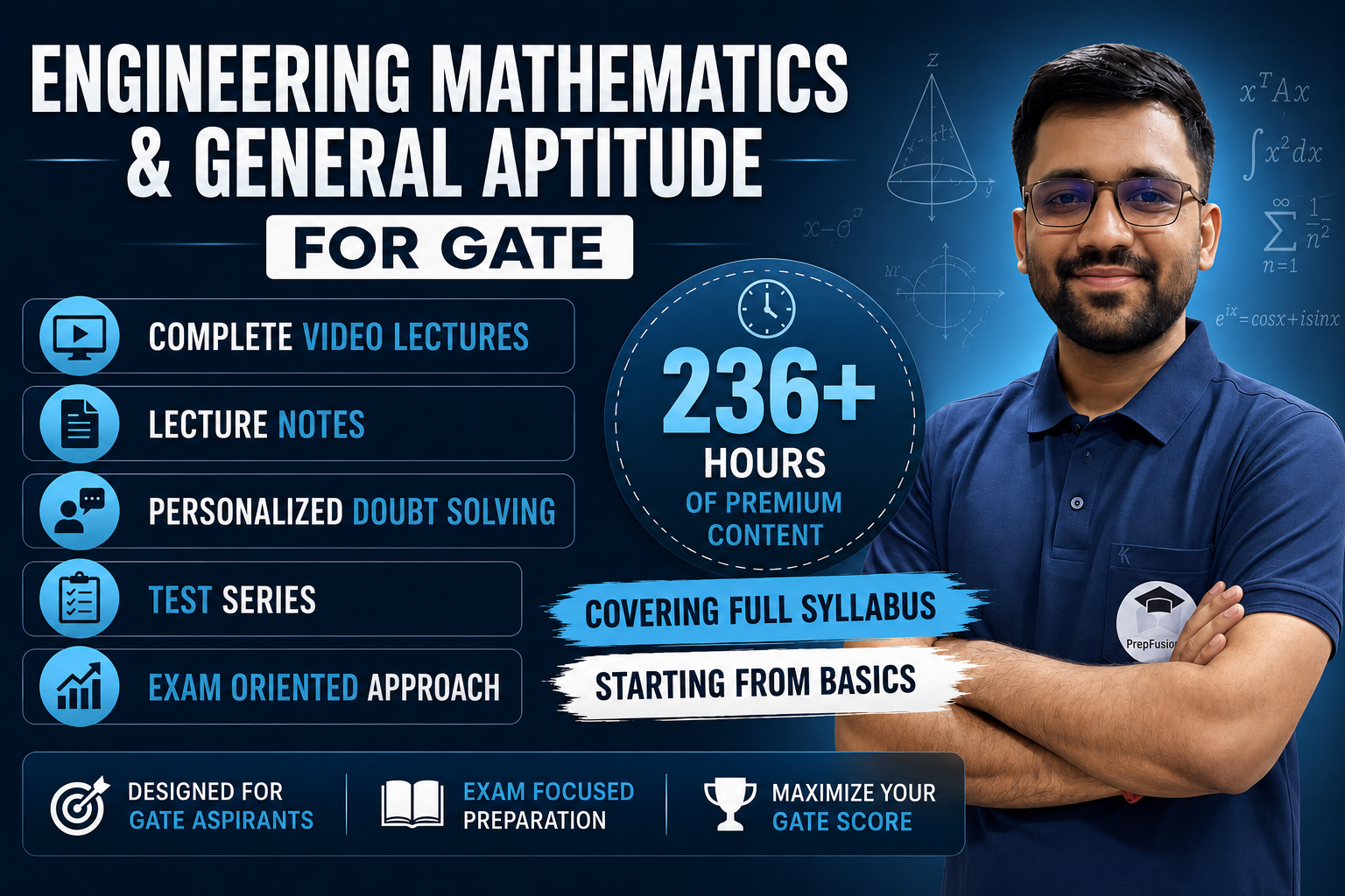 Engineering Mathematics & General Aptitude For GATE 2027