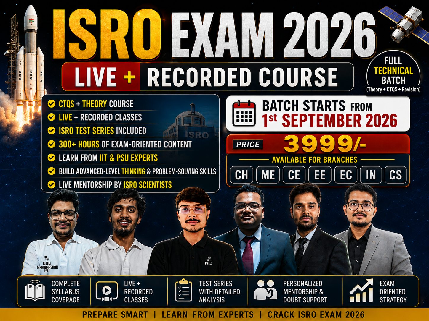 ISRO Exam 2026 Live + Recorded Course