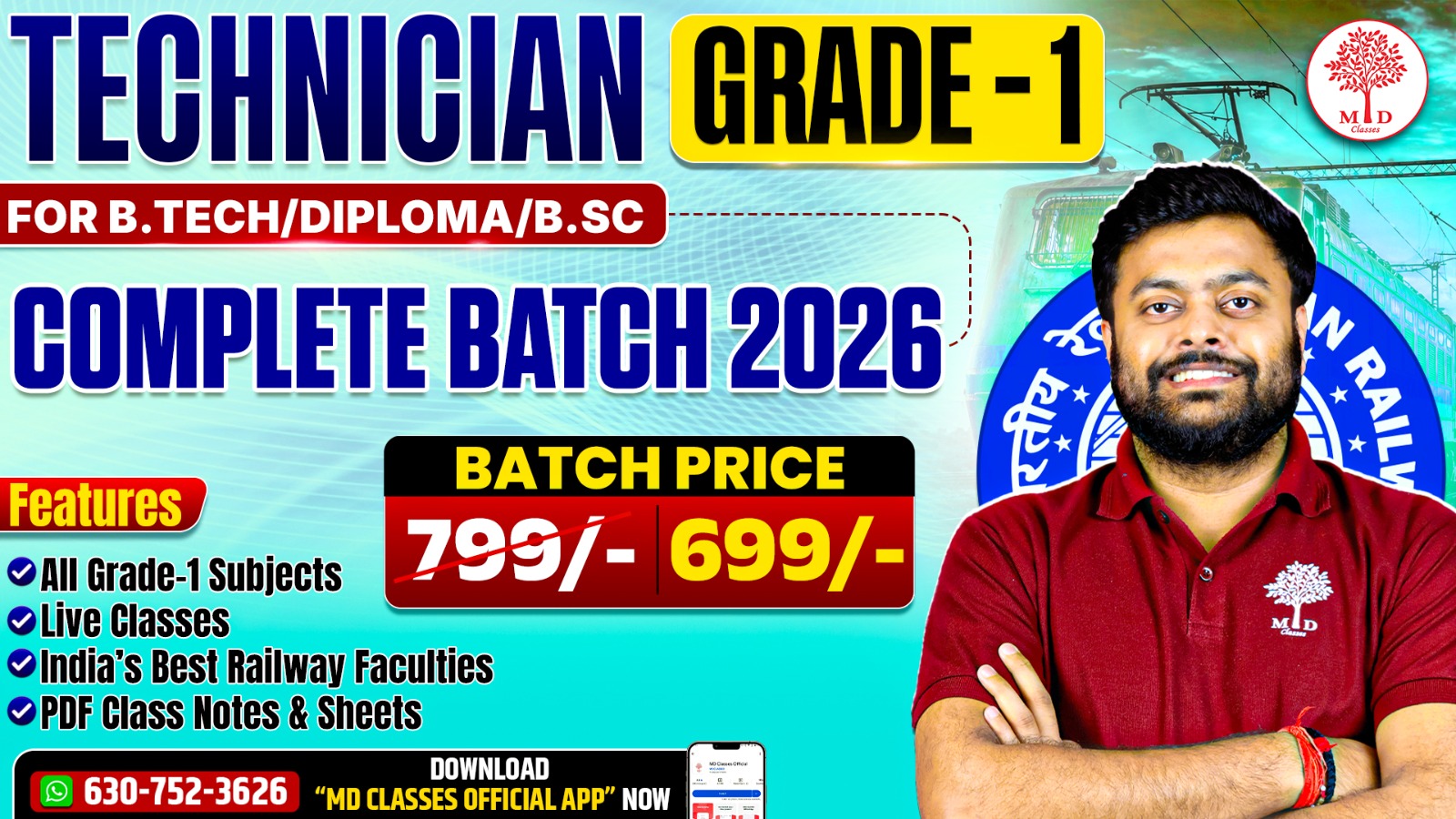 RRB Technician Grade-1 Complete Batch 2026