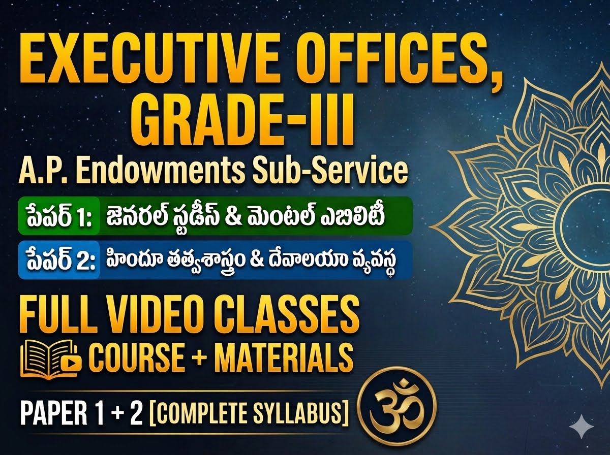 A.P. Endowments  Executive Officers, Grade-III in 