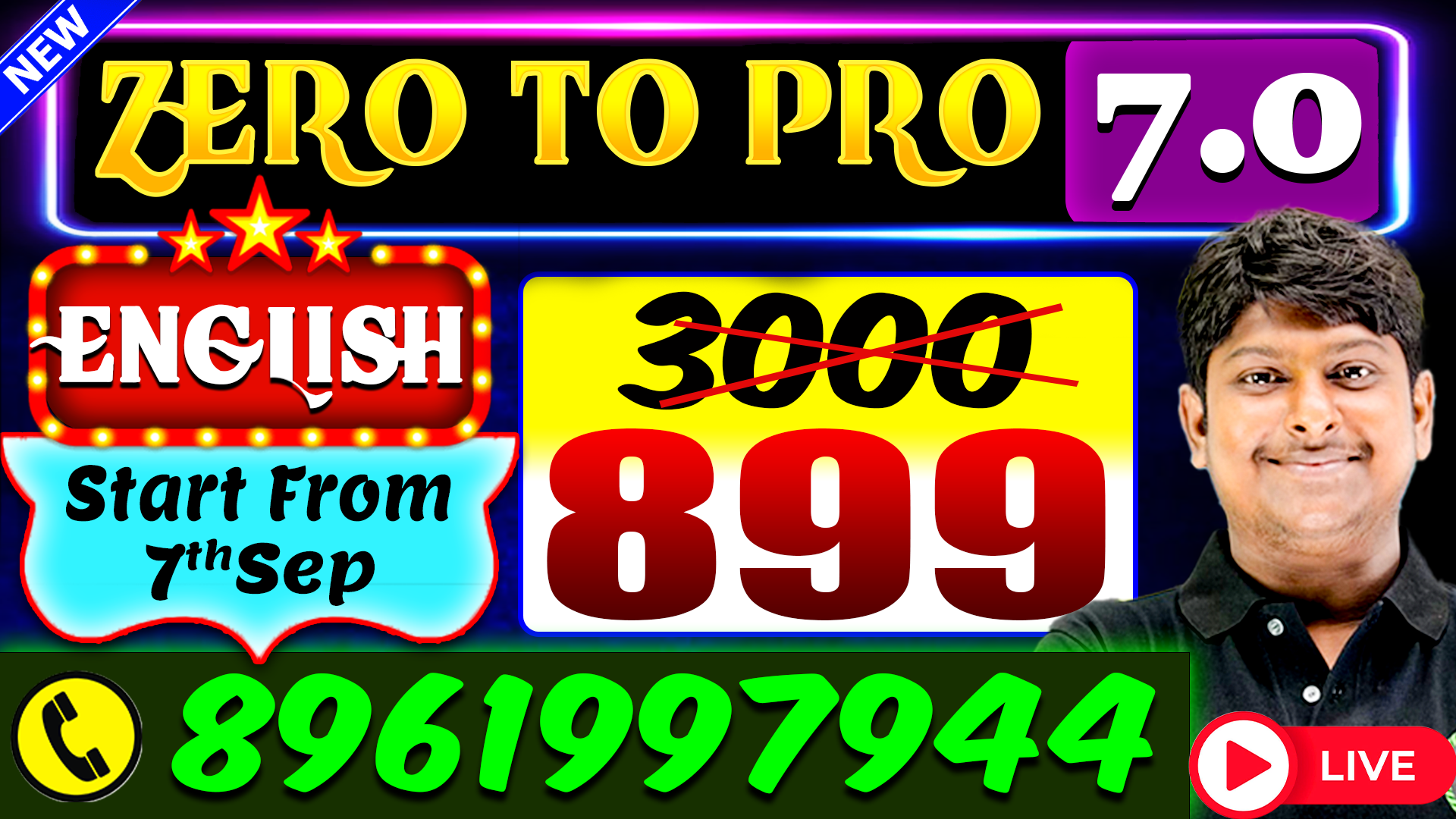 New ZERO TO PRO English 7.0 LIVE Batch by Dhiman Sir | Complete English(PRE+MAINS) for All Competitive Exams | Concept + Tricks