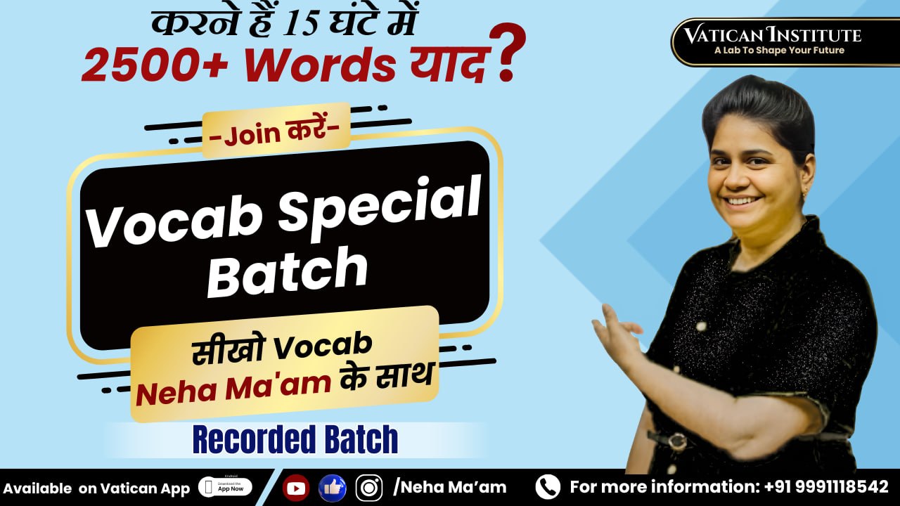 Vocab Special Batch