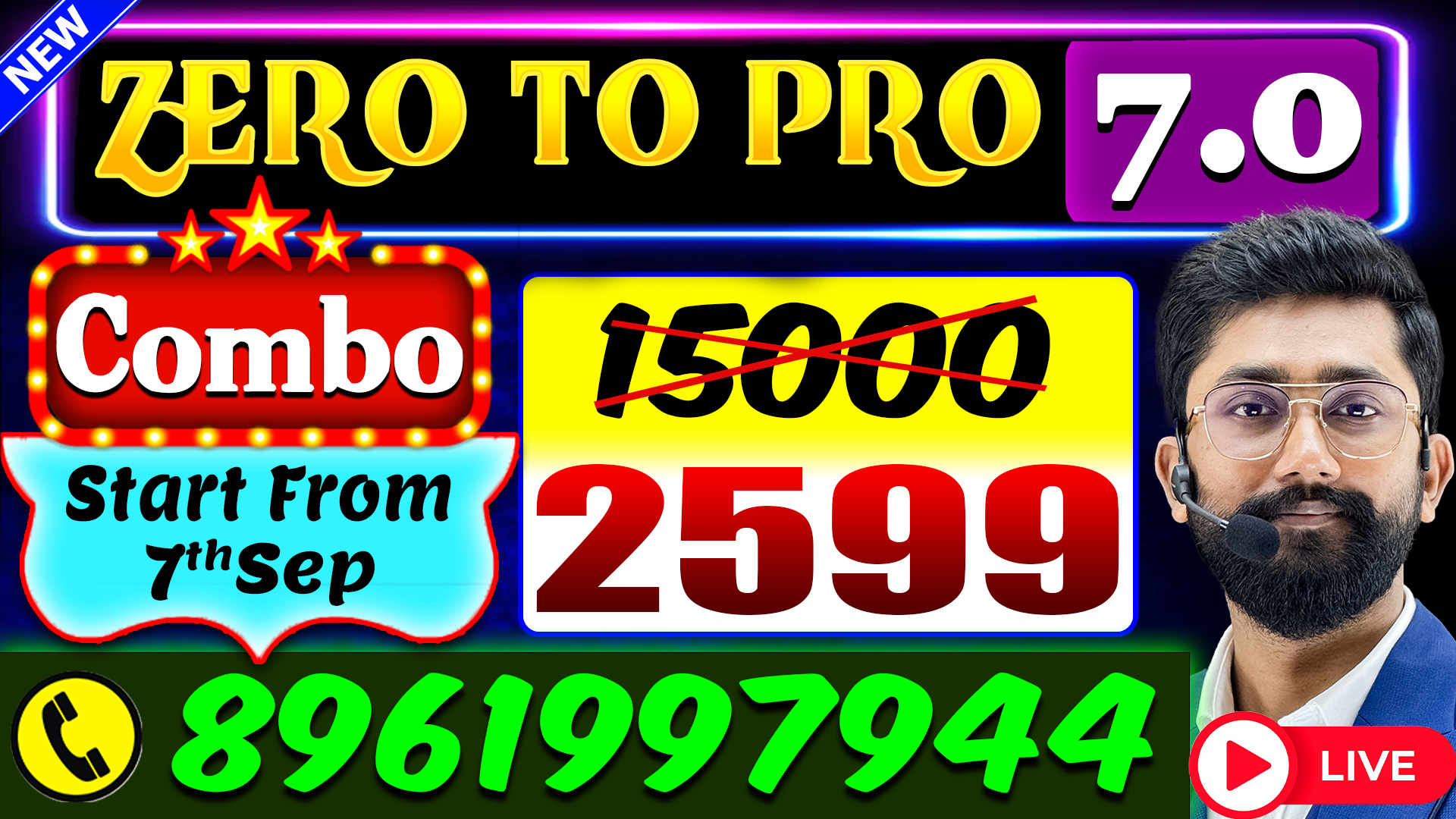 New LIVE Combo 7.0 (PRE + MAINS ) | Maths+English+Reasoning+GK/GS/GA | ZERO TO PRO Batch