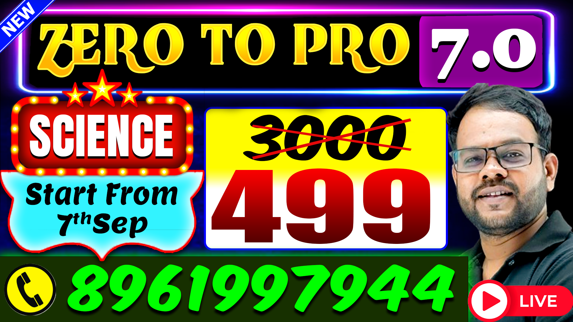 New General Science | ZERO TO PRO 7.0 Live Batch | Complete General Science for All Competitive Exams by Prosenjit Sir