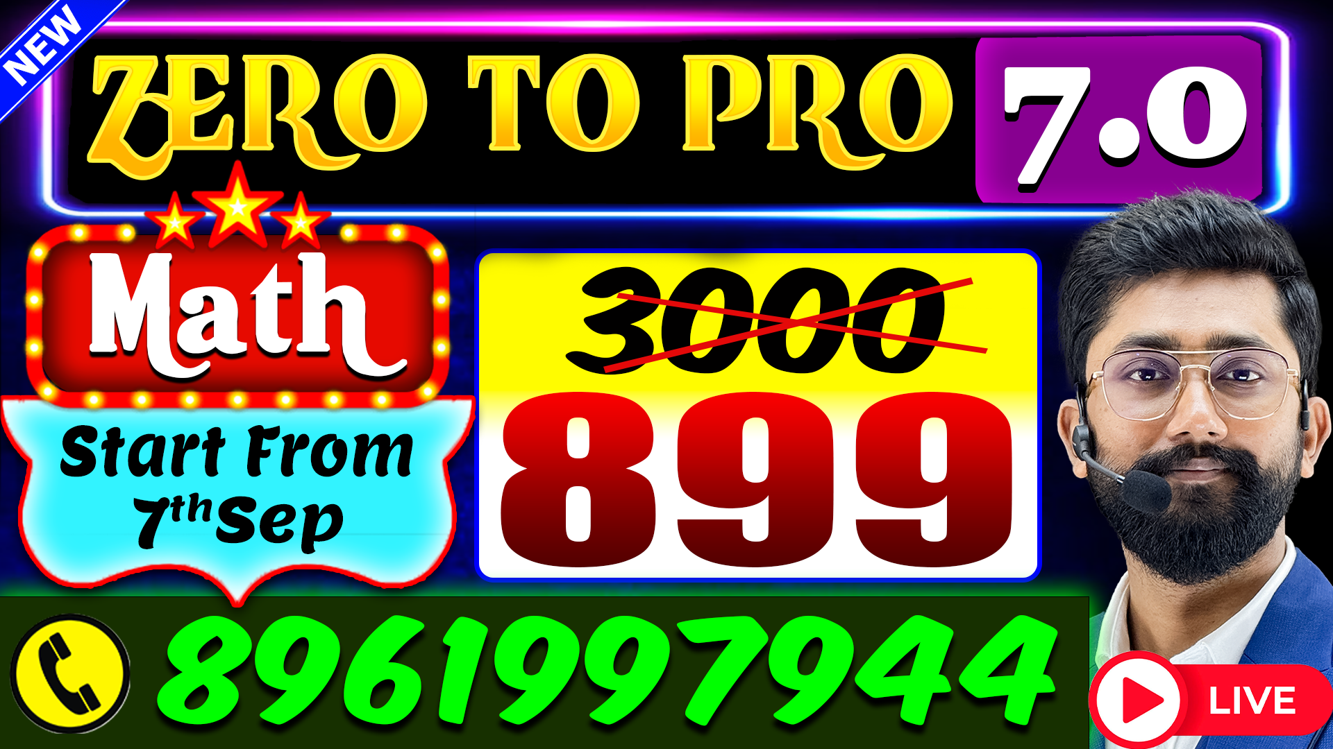 New ZERO TO PRO LIVE Math Batch 7.0 by SUJAN SIR | (Arithmetic+Advance) (PRE+MAINS) for All Competitive Exams | 100% Solutions With Short Tricks live