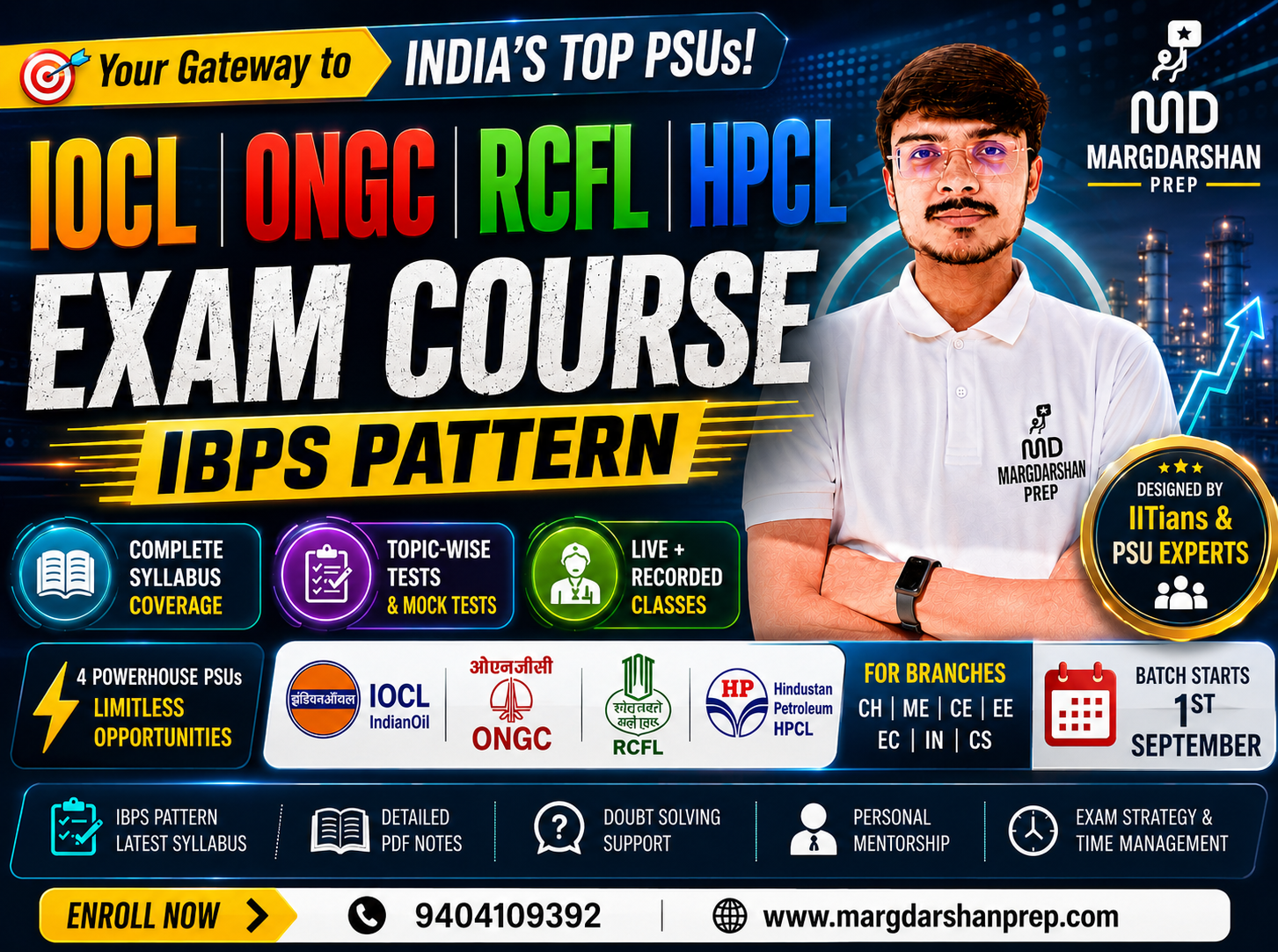 IOCL ONGC HPCL RCFL 26/27 Exam Prep Course