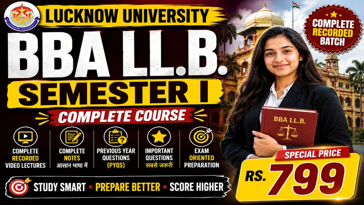 BBA LL.B. Semester I  2026