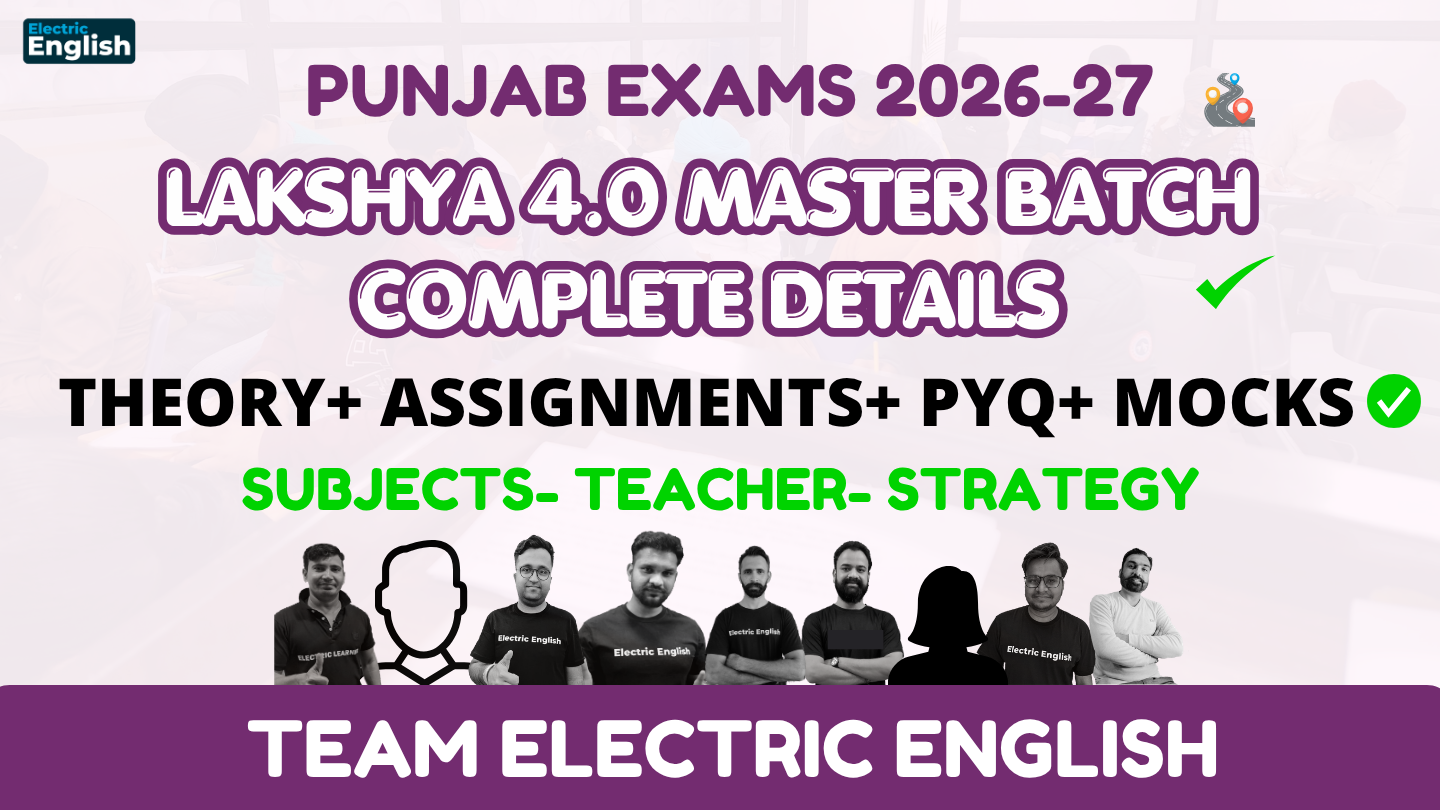 LAKSHYA 4.0 MASTER BATCH PUNJAB@